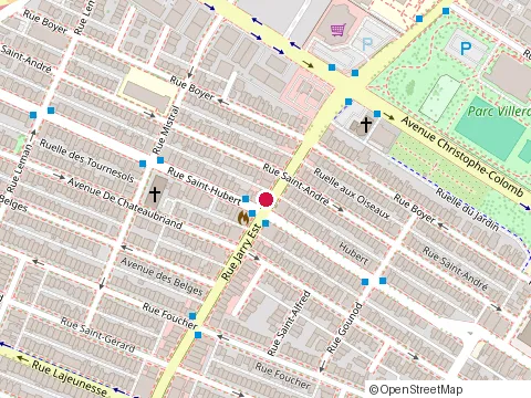 Location of Clinique Grace at 8029 Rue St-Hubert, Montréal