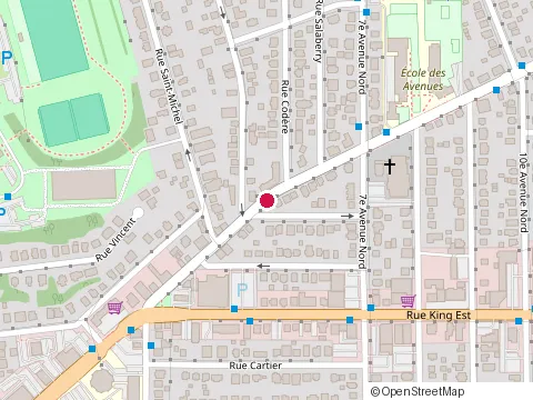 Location of Clinique Imes at 401 Rue Papineau, Sherbrooke