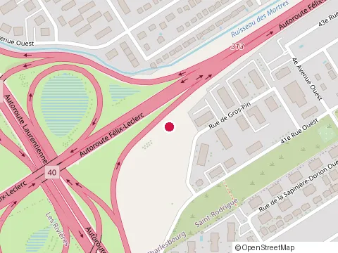 Location of Clinique Inflectra at 4225 4E Avenue O, Québec