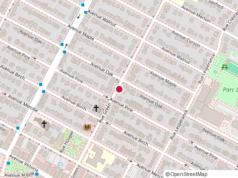 Location of Clinique Intemporelle at 239 Rue Green, Saint-Lambert
