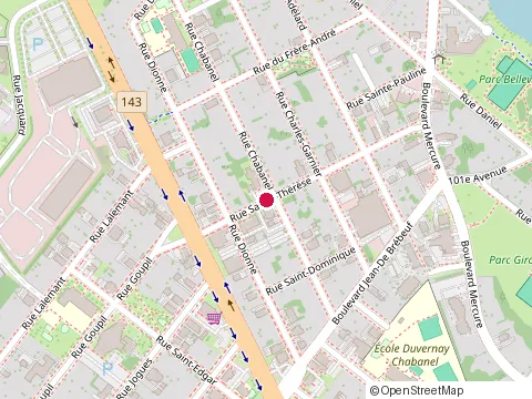 Location of Clinique Ips de Quartier at 950 Rue Ste Thérèse, Drummondville