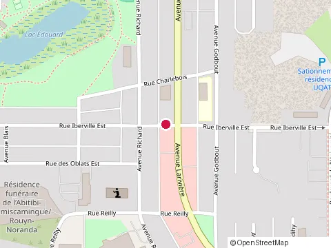 Location of Clinique Javie at 166 Rue Iberville E, Rouyn-Noranda