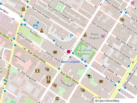 Location of Clinique l'Agora at 1733 Rue Berri 2E Étage, Montréal