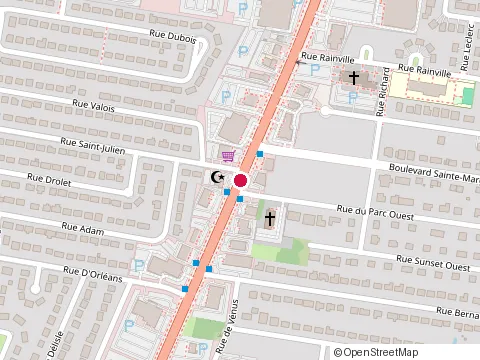 Location of Clinique Lucie Talbot at 127 Boulevard Saint Jean Baptiste, Châteauguay