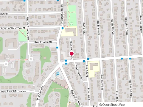 Emplacement de Clinique M - Massothérapie Orthothérapie au 1269 Rue Mcintosh, Sherbrooke