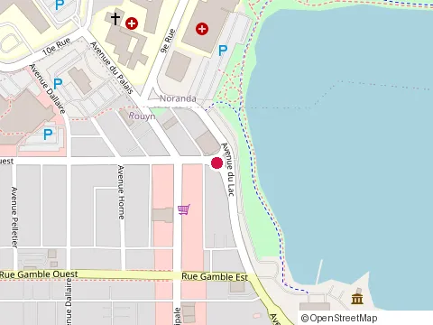 Location of Clinique Medi-Ctr at 8 Rue du Terminus East, Rouyn-Noranda