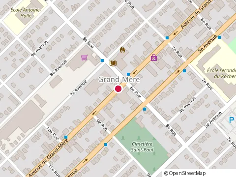 Location of Clinique Medicale at 944 Avenue de Grand-Mère, Shawinigan