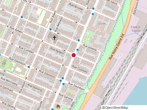 Location of Clinique Medicale Baldwin at 3454 Rue Sainte-Catherine E # 201, Montréal
