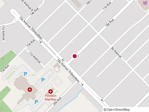 Location of Clinique Medicale Chaudiere at 102 18E Rue, Saint-Georges
