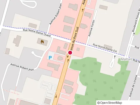 Location of Clinique Médicale d'Alma at 935 avenue du Pont S, Alma