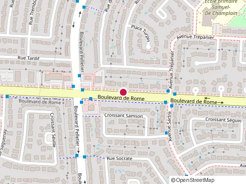 Location of Clinique Médicale Mira at 1560 Boulevard de Rome, Brossard