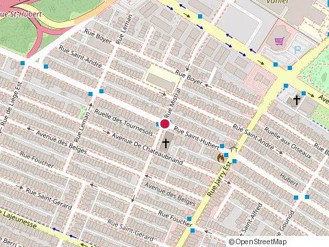 Location of Clinique Medicale Mistral at 751 Rue Mistral, Montréal