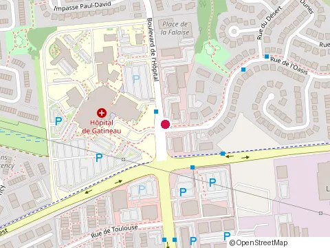 Location of Clinique Medicale Montee Pmnt at 520 Bd de l'Hôpital, Gatineau