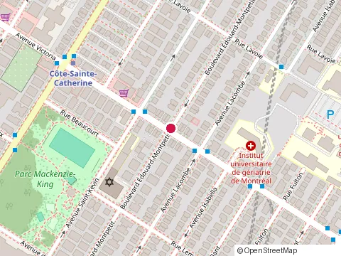 Location of Clinique Medicale Pro-Vision at 5428 avenue Victoria, Montréal