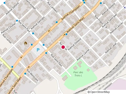 Location of Clinique Medicale Saint-Joseph at 2283 St Av Marc, Shawinigan