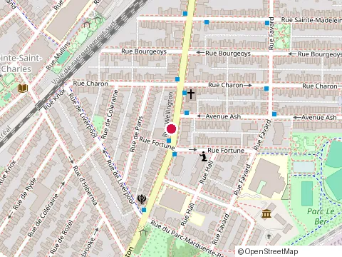 Location of Clinique Medicale St-Gabriel at 2041 Rue Wellington, Montréal