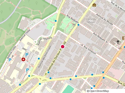 Location of Clinique Mira at 1558 Avenue du Docteur-Penfield, Montréal
