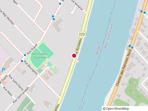 Location of Clinique Mon Téton at 1086 Rue Richelieu, Beloeil