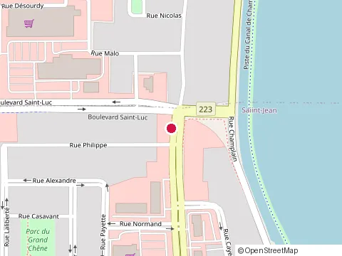 Location of Clinique Mon Zénith at 1085 Bd du Séminaire N, Saint-Jean-sur-Richelieu
