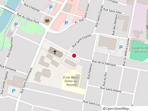 Location of Clinique Mondenturo at 3952 Rue de la Fabrique, Jonquière