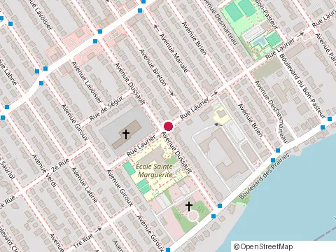 Location of Clinique Multi-Sante  Laval at 394 Rue Laurier, Laval
