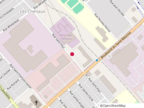 Location of Clinique Myo-Sante, Trois-Rivieres at 1400 Rue Saint-Paul, Trois-Rivières