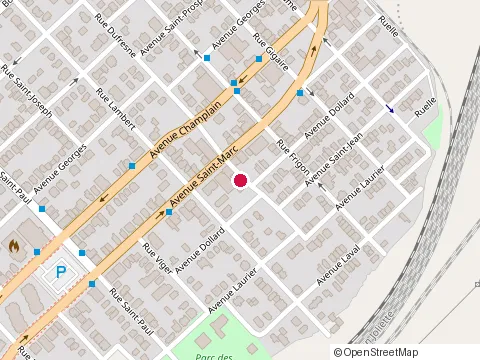 Location of Clinique Mystique Tatoo at 2493 avenue St-Marc, Shawinigan