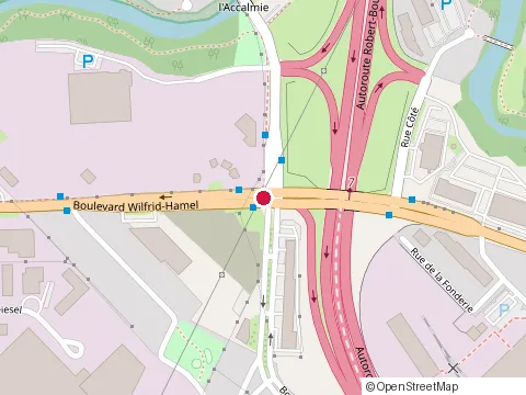 Location of Clinique Optima Santé Québec at 2365 Wilfrid-Hamel Blvd, Québec