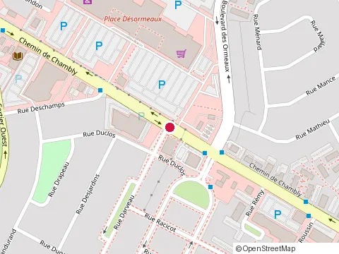 Location of Clinique Peau Care at 2888 chemin de Chambly, Longueuil