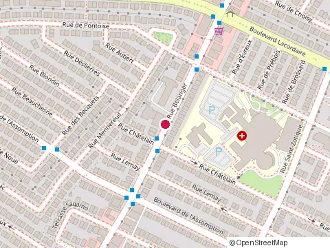 Location of Clinique Physio Aktay at 5555 A Rue Bélanger, Montréal