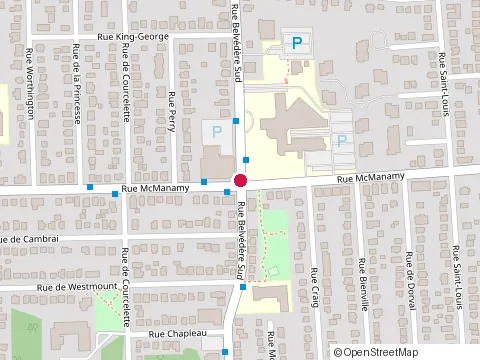 Location of Clinique Planification des Naissances at 1095 Rue Belvédère S, Sherbrooke