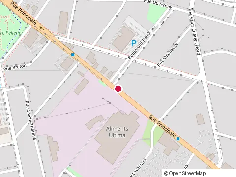 Location of Clinique Pneus Mécaniques Granby at 515 Principale, Granby