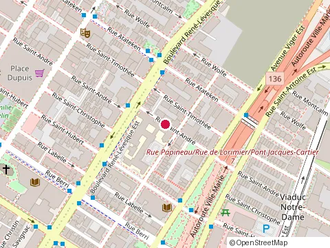 Location of Clinique Podiatrique Angela Chen at 1085 Rue St-Alexandre Suite 109, Montréal