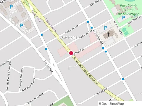 Location of Clinique Podiatrique Giroux Boisclair at 6475 boulevard Henri-Bourassa, Québec