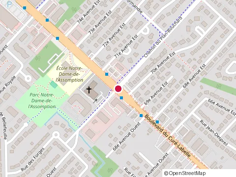 Location of Clinique Poids Santé at 971 Boulevard du Curé Labelle, Blainville