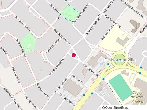 Location of Clinique Privée Daniele Boivin at 3705 Rue de la Pinède, Trois-Rivières