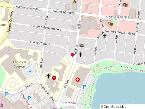Location of Clinique Regionale Vih/Sida at 4 9E Rue, Rouyn-Noranda