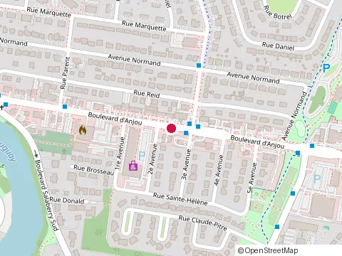 Location of Clinique Revive at 50 Boulevard d'Anjou, Châteauguay
