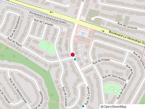 Location of Clinique Sante Chiropratique at 245 Rue de Cannes, Gatineau