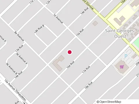 Location of Clinique Sante Corps Enr at 1500 7E Avenue, Saint-Georges