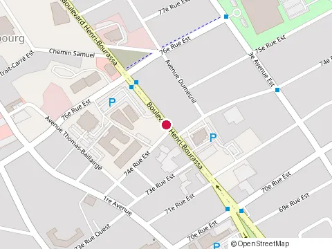 Location of Clinique Santé et Esthétique Plus at 7560 boulevard Henri-Bourassa, Québec