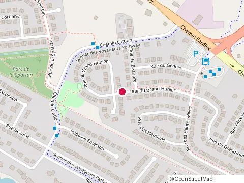 Location of Clinique Santé Parallèle at 15 Rue du Beaupré, Gatineau