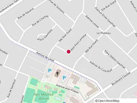 Location of Clinique Thérapeutique Pierre Fortin at 9030 Rue Jean Paul Lemieux, Québec