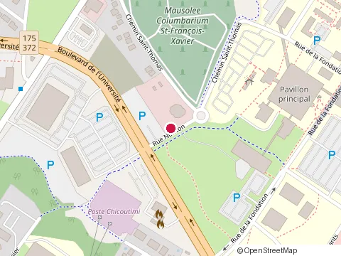 Location of Clinique Visu at 429 Rue Newton, Chicoutimi