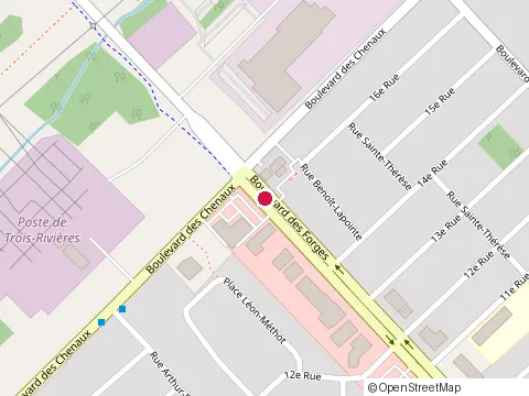 Location of Clinique Zerona Trois-Rivieres at 5550 Bd des Forges, Trois-Rivières