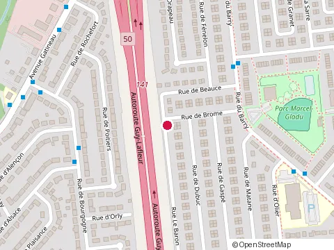 Location of Cloture Astro 2000 at 108 Rue le Baron, Gatineau