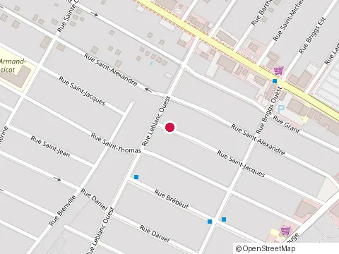 Location of Cloture Deco at 1185, Rue Saint-Jacques, Longueuil