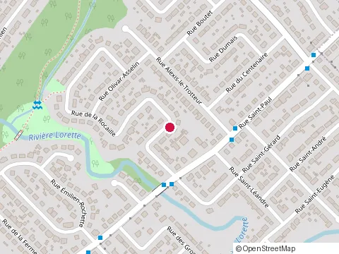 Location of Clôture Inova. at 1419 Rue de la Rocaille, L'Ancienne-Lorette