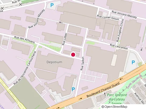 Location of Cloture Protech at 1220 des Artisants St, Québec