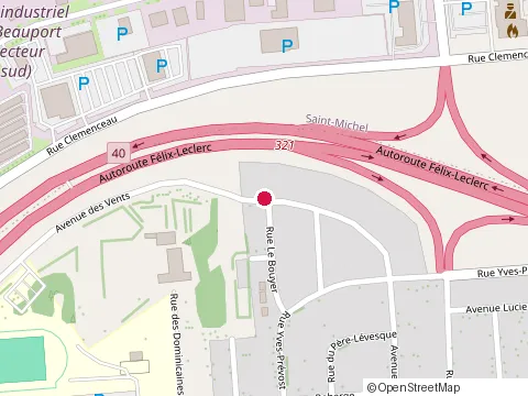Location of Cloture Rive Nord at 200, Av des Vents, Québec